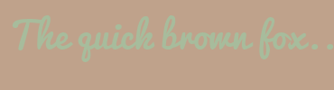 Image with Font Color A7BC9C and Background Color BFA28B